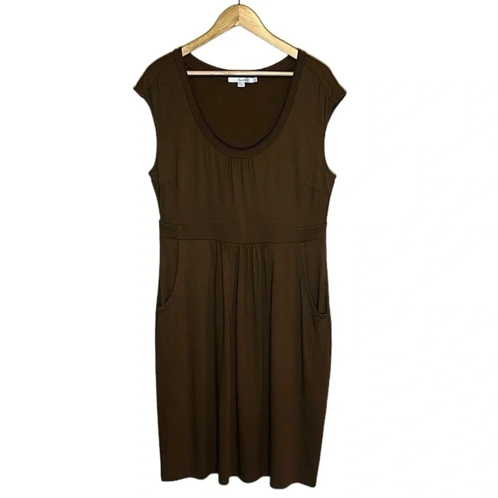 Boden Jersey Knit Midi T-Shirt Dress Casual Soft Stretch Everyday Chic